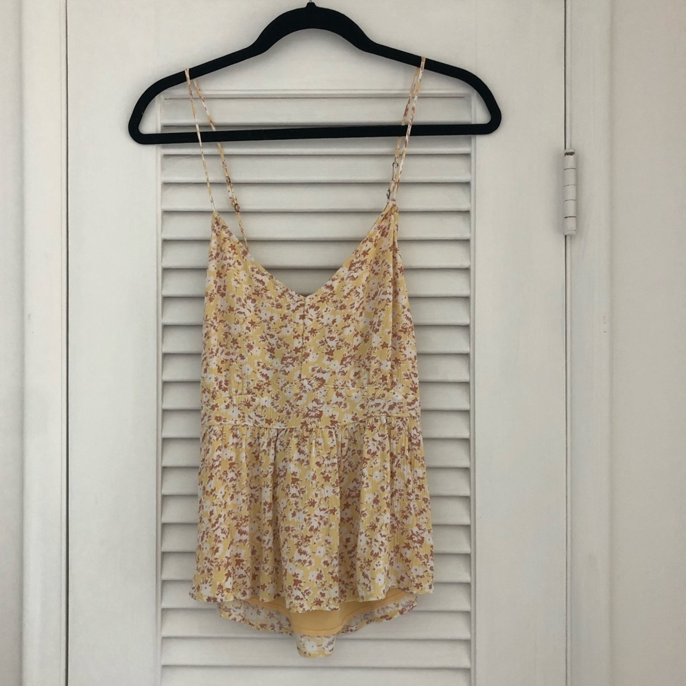 Abercrombie and Fitch floral open back top NWOT